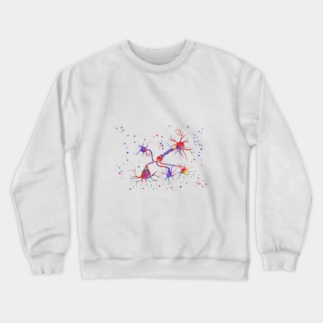 Neurotransmitter release mechanisms Crewneck Sweatshirt by RosaliArt